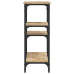 Konsollbord Sonoma Eik 80X29X75 Cm Konstruert Tre