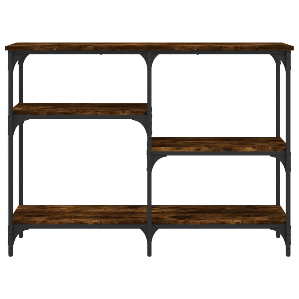 Konsollbord Røkt Eik 102X29X75 Cm Konstruert Tre