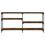 Konsollbord Røkt Eik 160X29X75 Cm Konstruert Tre