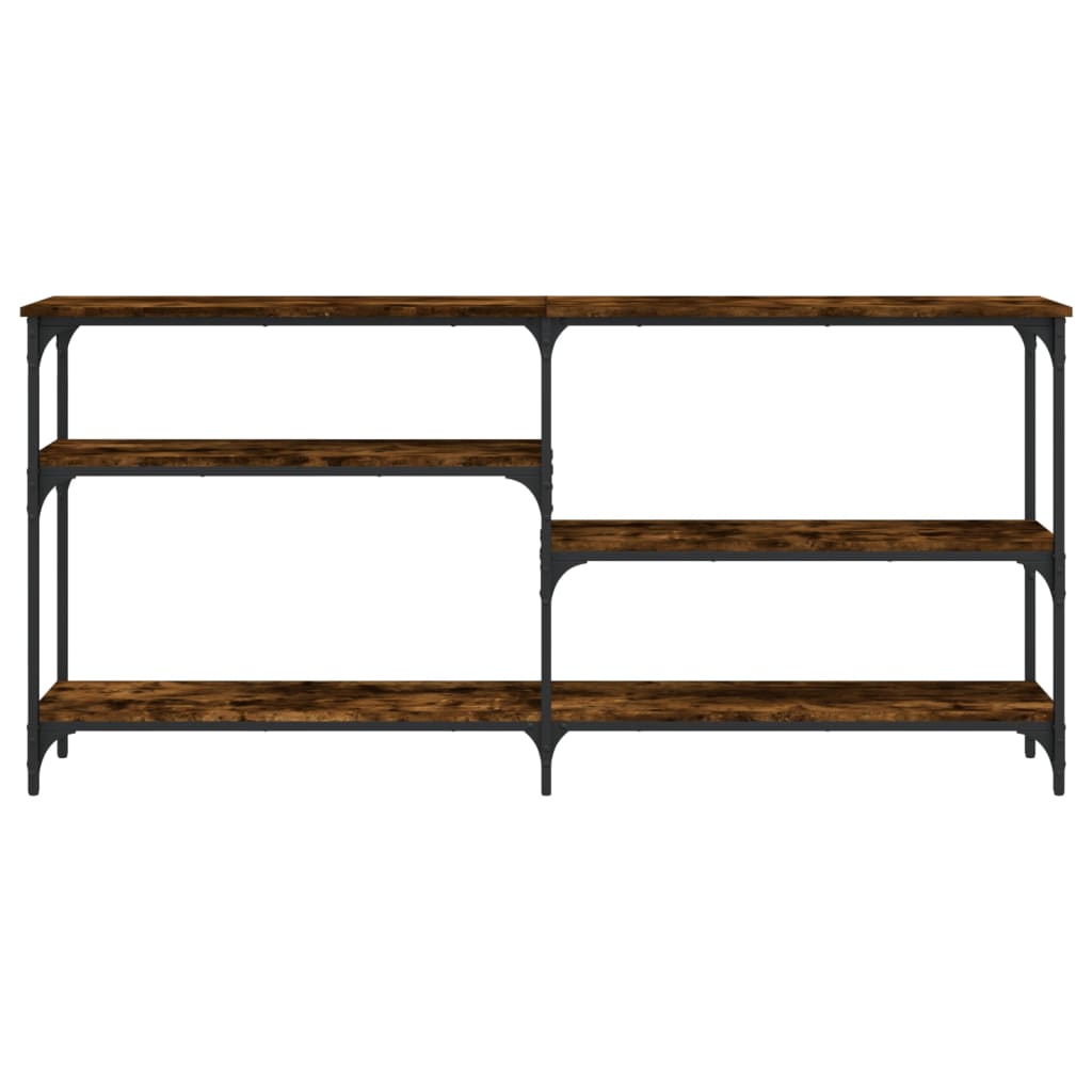 Konsollbord Røkt Eik 160X29X75 Cm Konstruert Tre
