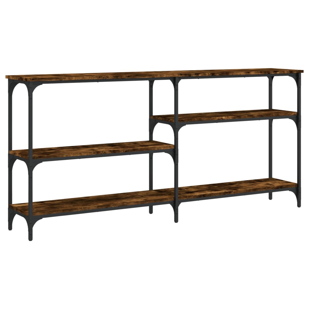 Konsollbord Røkt Eik 160X29X75 Cm Konstruert Tre