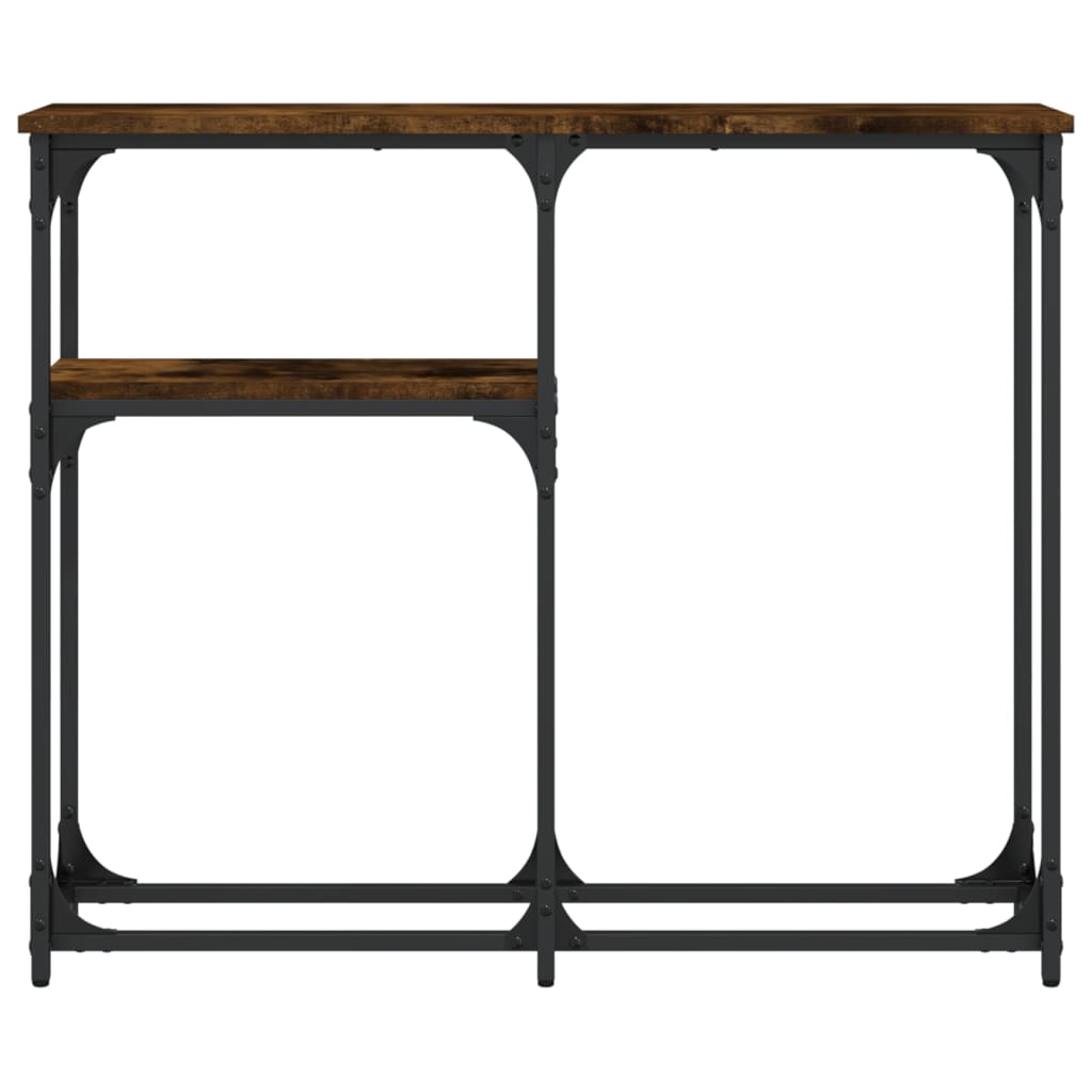 Konsollbord Røkt Eik 90X22,5X75 Cm Konstruert Tre