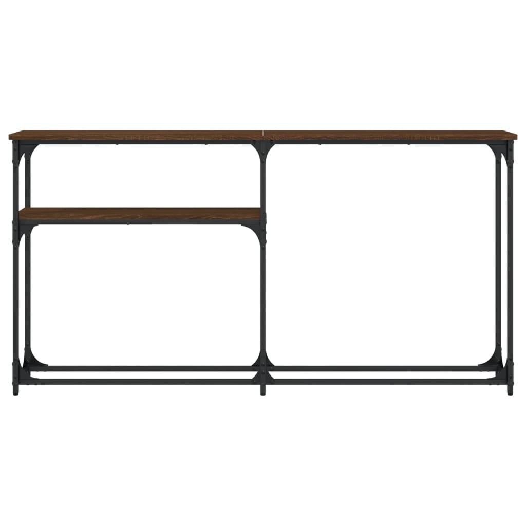 Konsollbord Røkt Eik 145X22,5X75 Cm Konstruert Tre