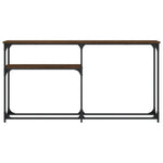 Konsollbord Røkt Eik 145X22,5X75 Cm Konstruert Tre