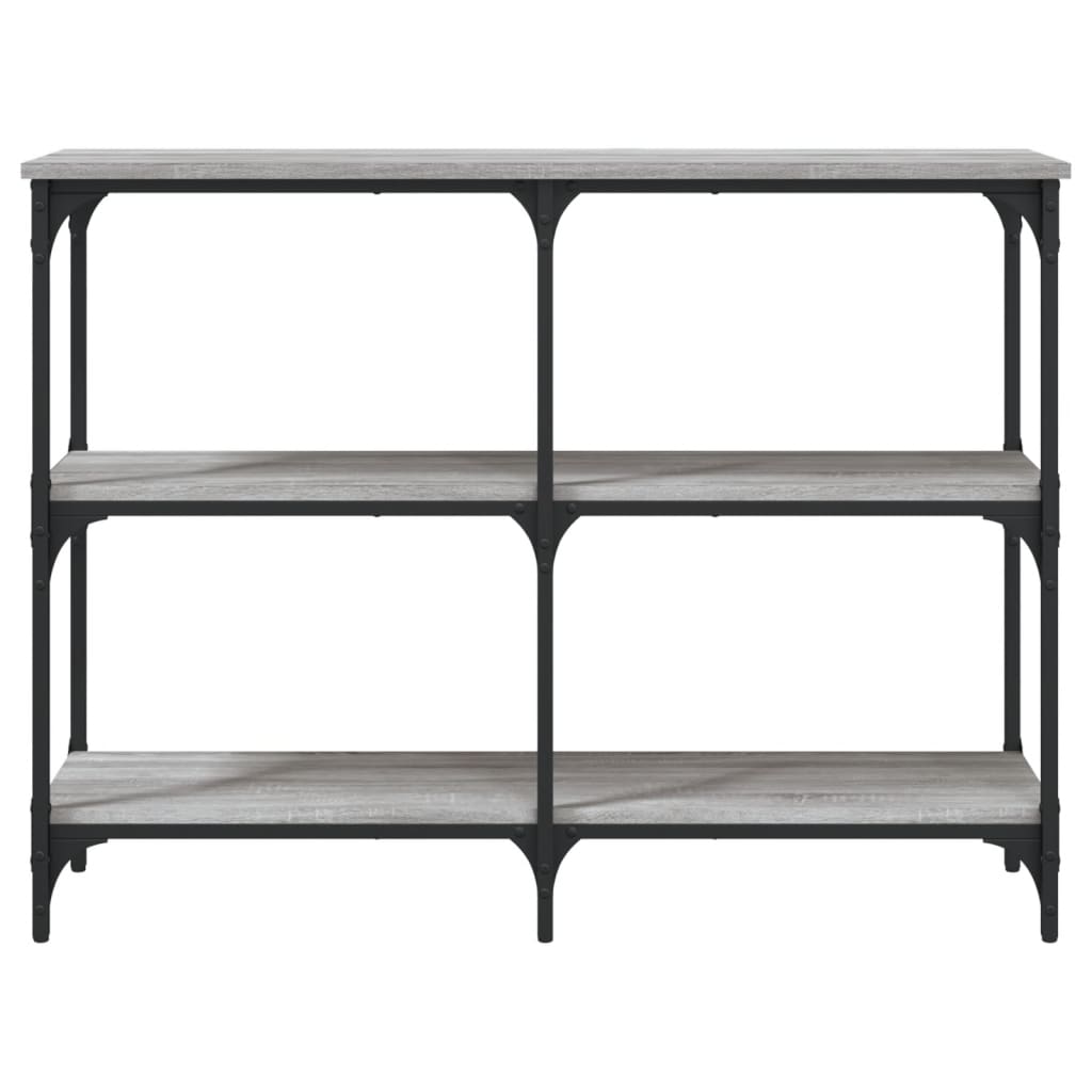 Konsollbord Grå Sonoma 100X29X75 Cm Konstruert Tre