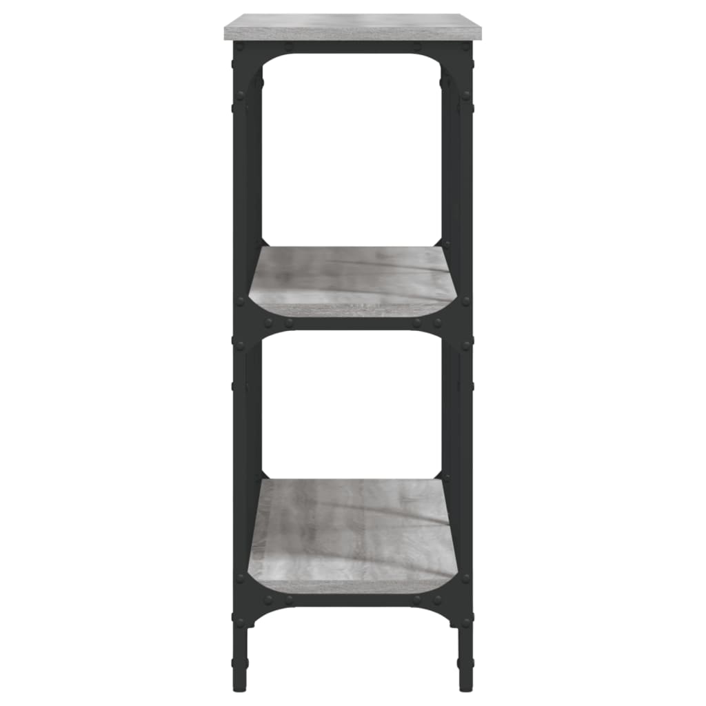 Konsollbord Grå Sonoma 100X29X75 Cm Konstruert Tre