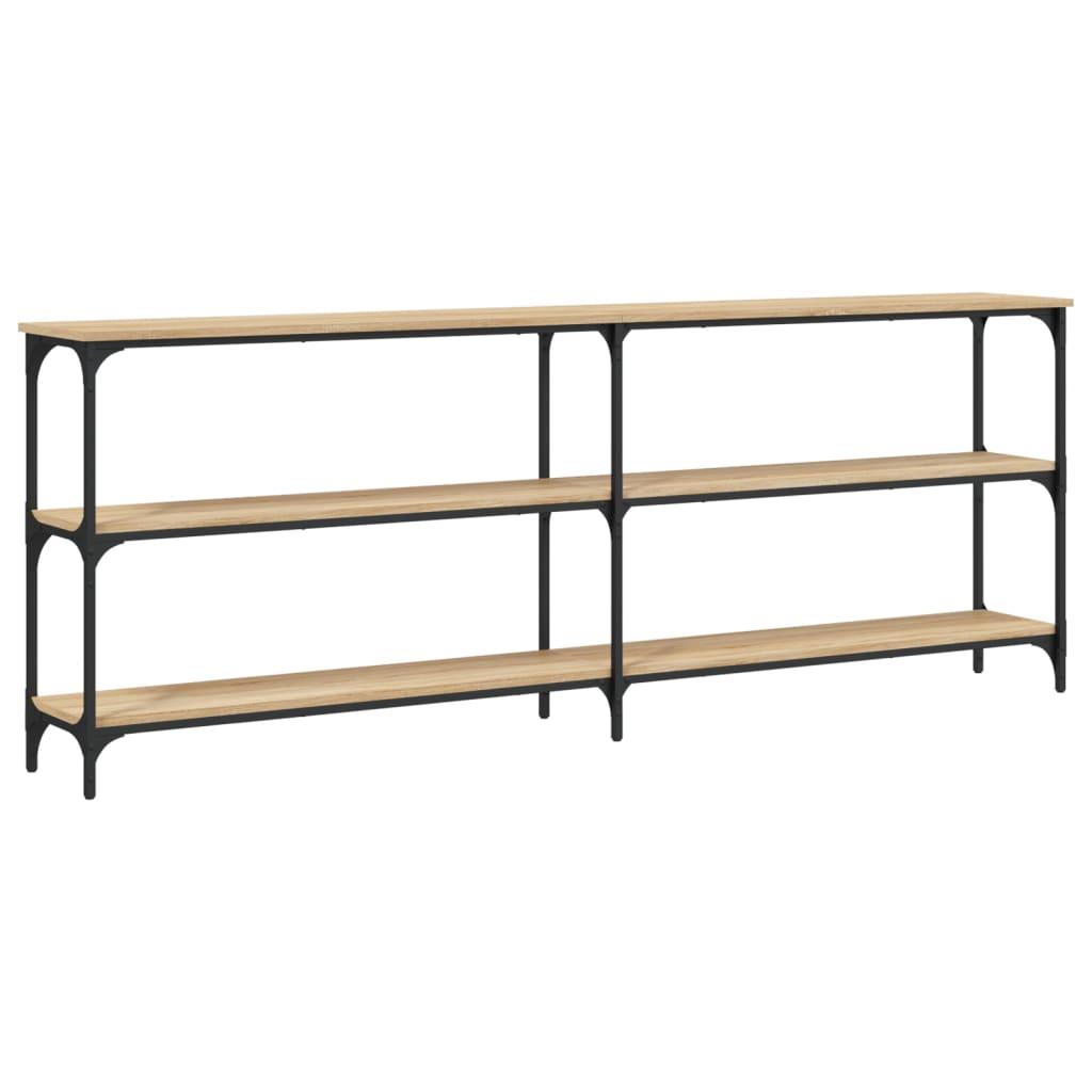 Konsollbord Sonoma Eik 200X29X75 Cm Konstruert Tre