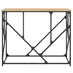 Konsollbord Sonoma Eik 100X40X80 Cm Konstruert Tre