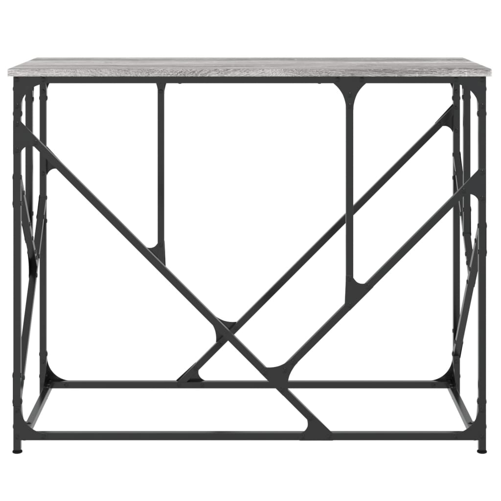Konsollbord Grå Sonoma 100X40X80 Cm Konstruert Tre