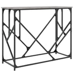 Konsollbord Grå Sonoma 100X40X80 Cm Konstruert Tre