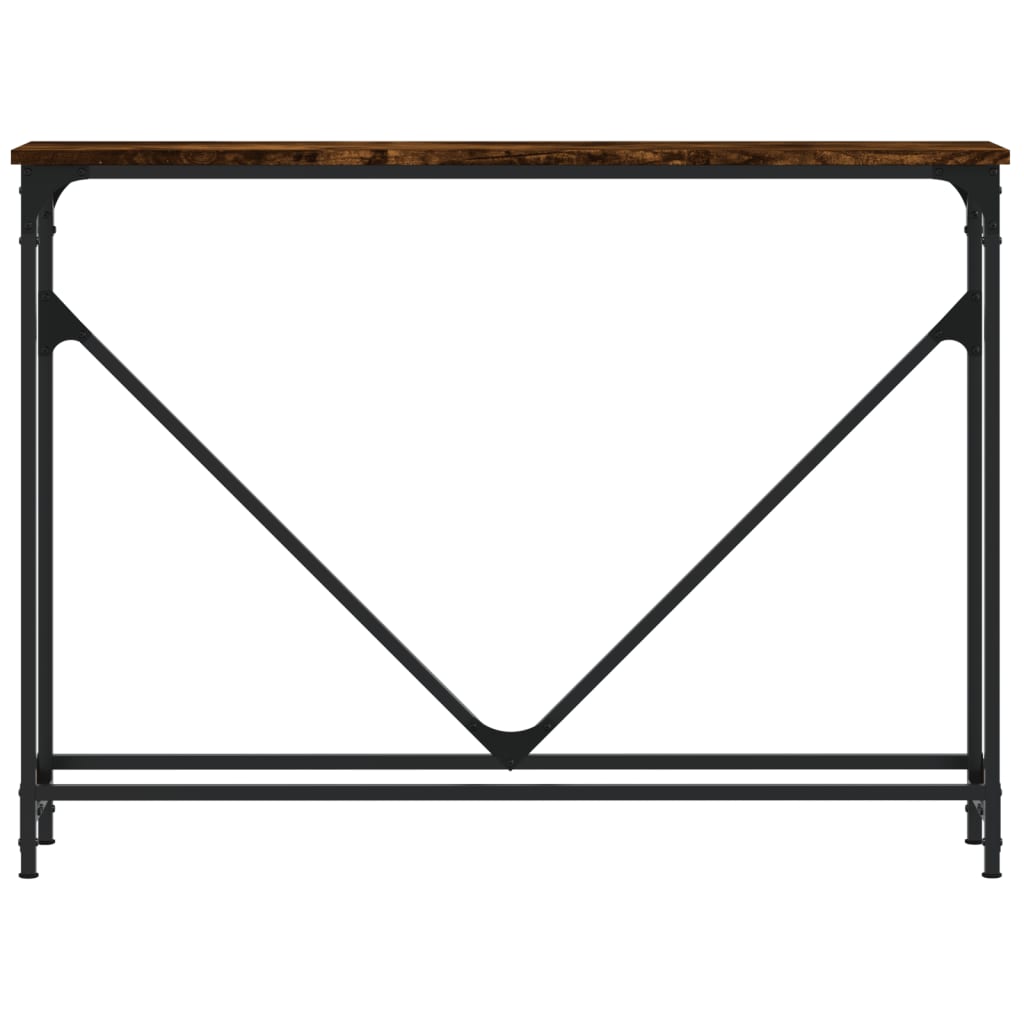 Konsollbord Røkt Eik 102X22,5X75 Cm Konstruert Tre