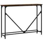 Konsollbord Røkt Eik 102X22,5X75 Cm Konstruert Tre