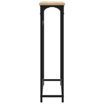 Konsollbord Sonoma Eik 75X19,5X75 Cm Konstruert Tre