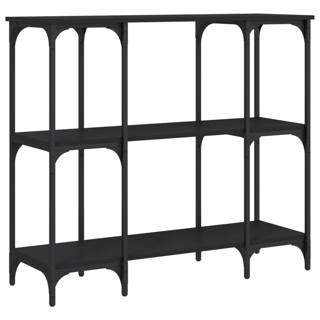 Konsollbord Svart 102X35X90 Cm Konstruert Tre
