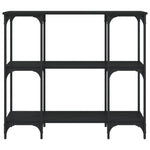 Konsollbord Svart 102X35X90 Cm Konstruert Tre