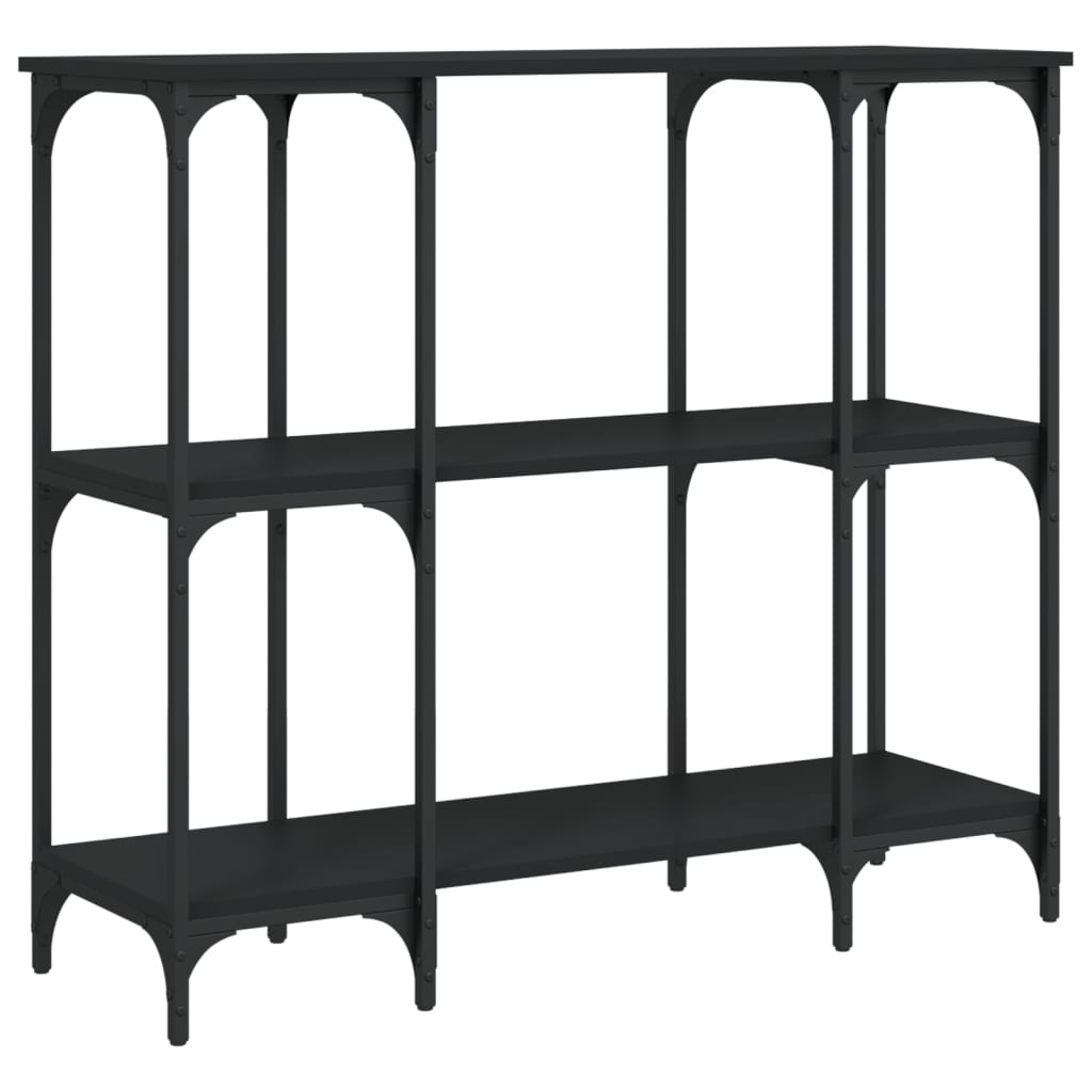 Konsollbord Svart 102X35X90 Cm Konstruert Tre