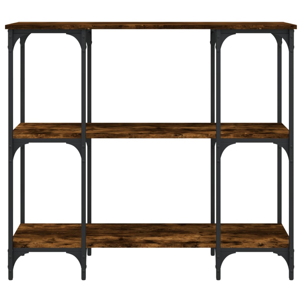 Konsollbord Røkt Eik 102X35X90 Cm Konstruert Tre