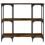 Konsollbord Røkt Eik 102X35X90 Cm Konstruert Tre