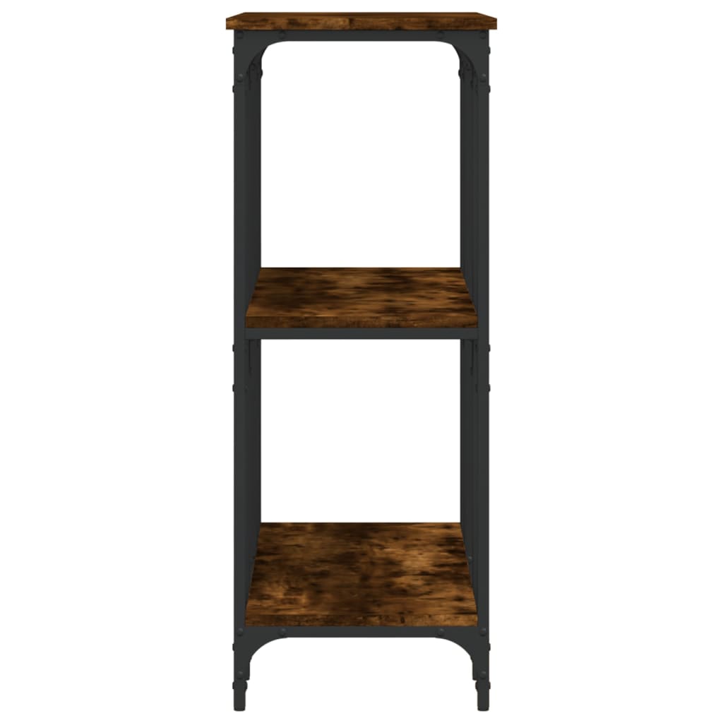 Konsollbord Røkt Eik 102X35X90 Cm Konstruert Tre