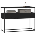 Konsollbord Svart 100X40X75 Cm Konstruert Tre