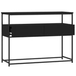 Konsollbord Svart 100X40X75 Cm Konstruert Tre