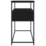 Konsollbord Svart 100X40X75 Cm Konstruert Tre
