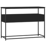 Konsollbord Svart 100X40X75 Cm Konstruert Tre
