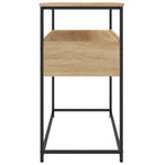 Konsollbord Sonoma Eik 100X40X75 Cm Konstruert Tre