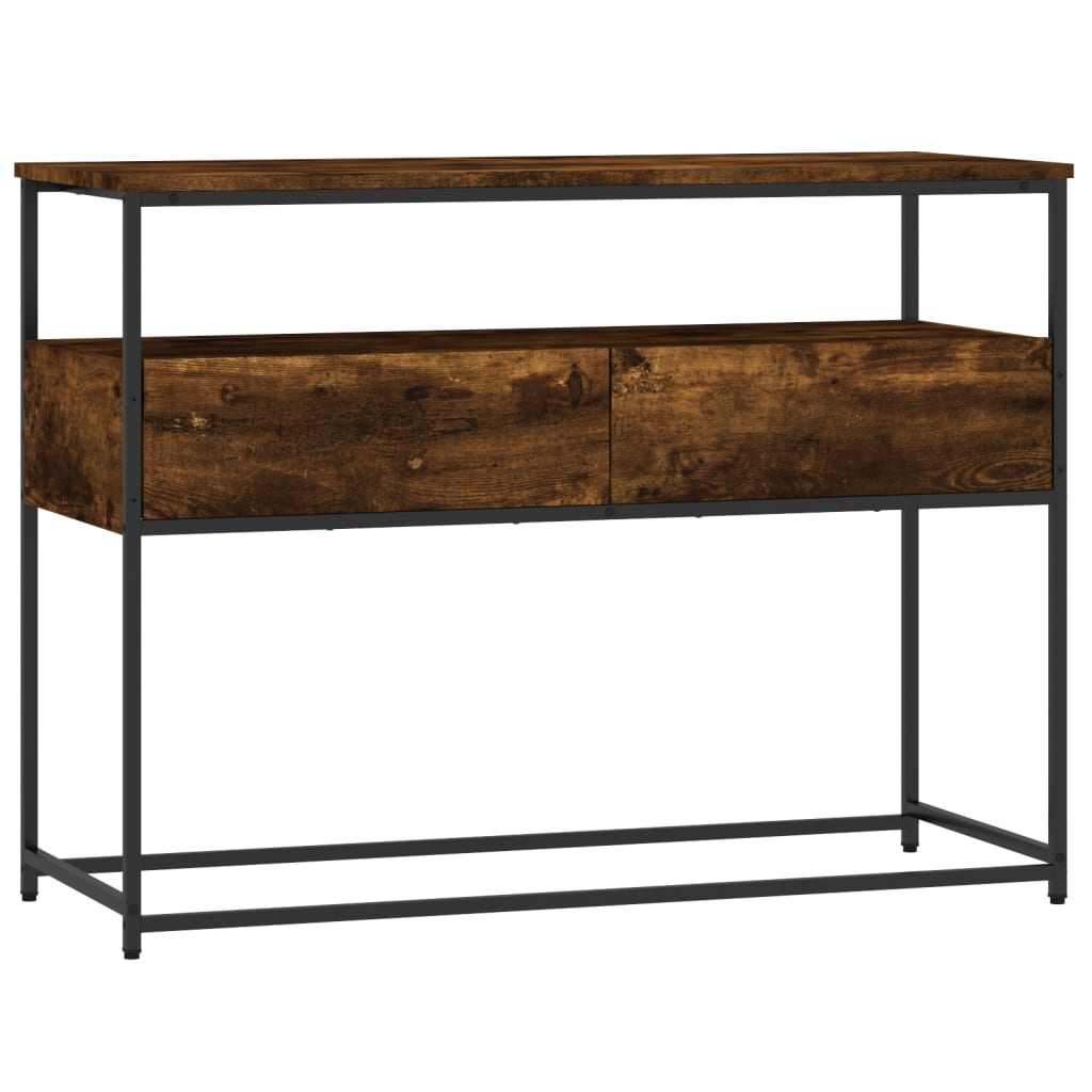 Konsollbord Sonoma Eik 100X40X75 Cm Konstruert Tre