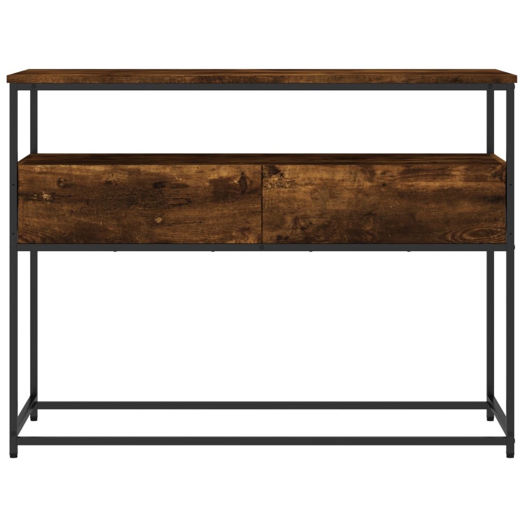Konsollbord Sonoma Eik 100X40X75 Cm Konstruert Tre