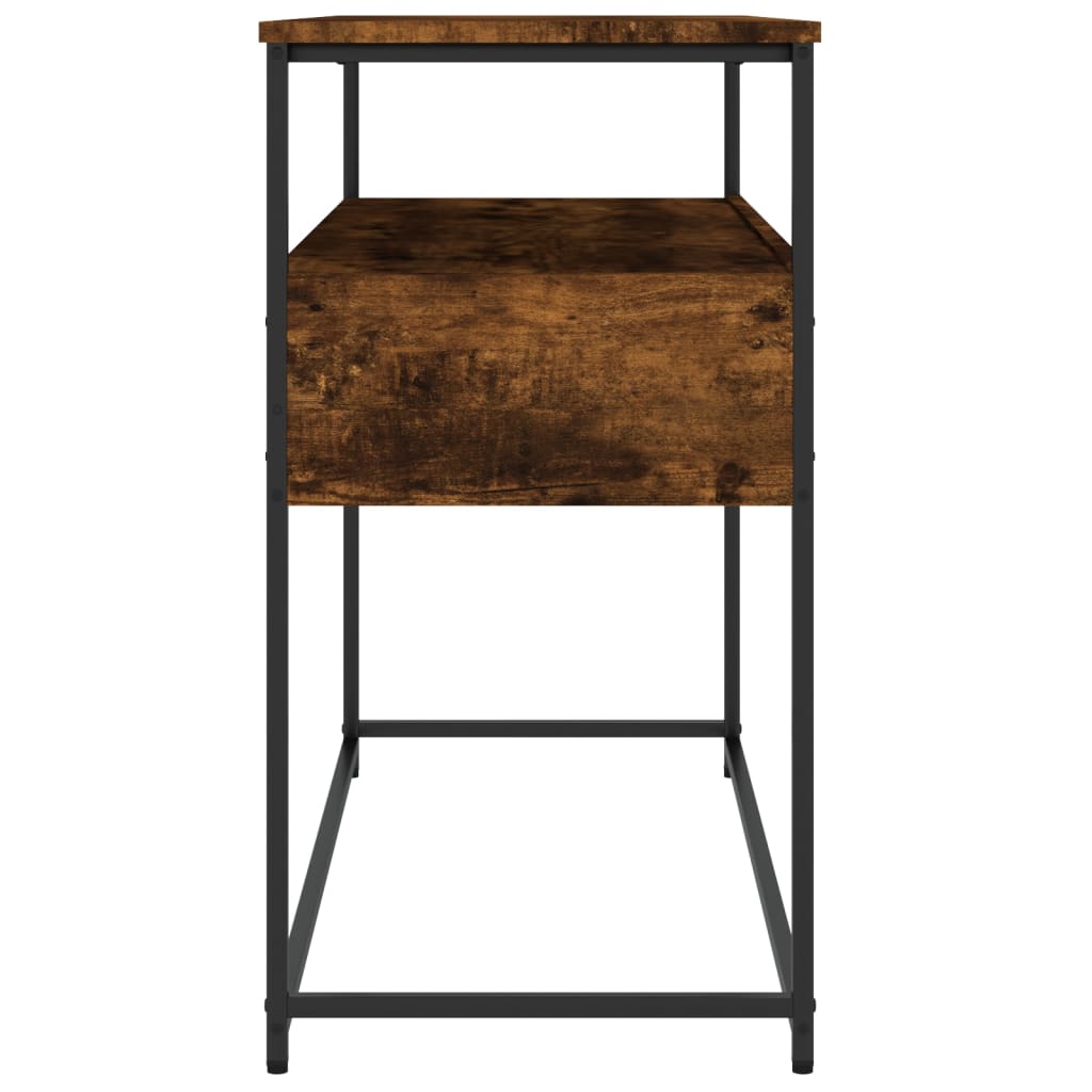 Konsollbord Sonoma Eik 100X40X75 Cm Konstruert Tre