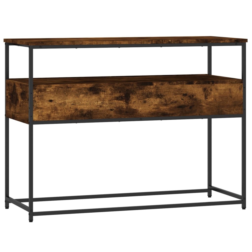 Konsollbord Sonoma Eik 100X40X75 Cm Konstruert Tre
