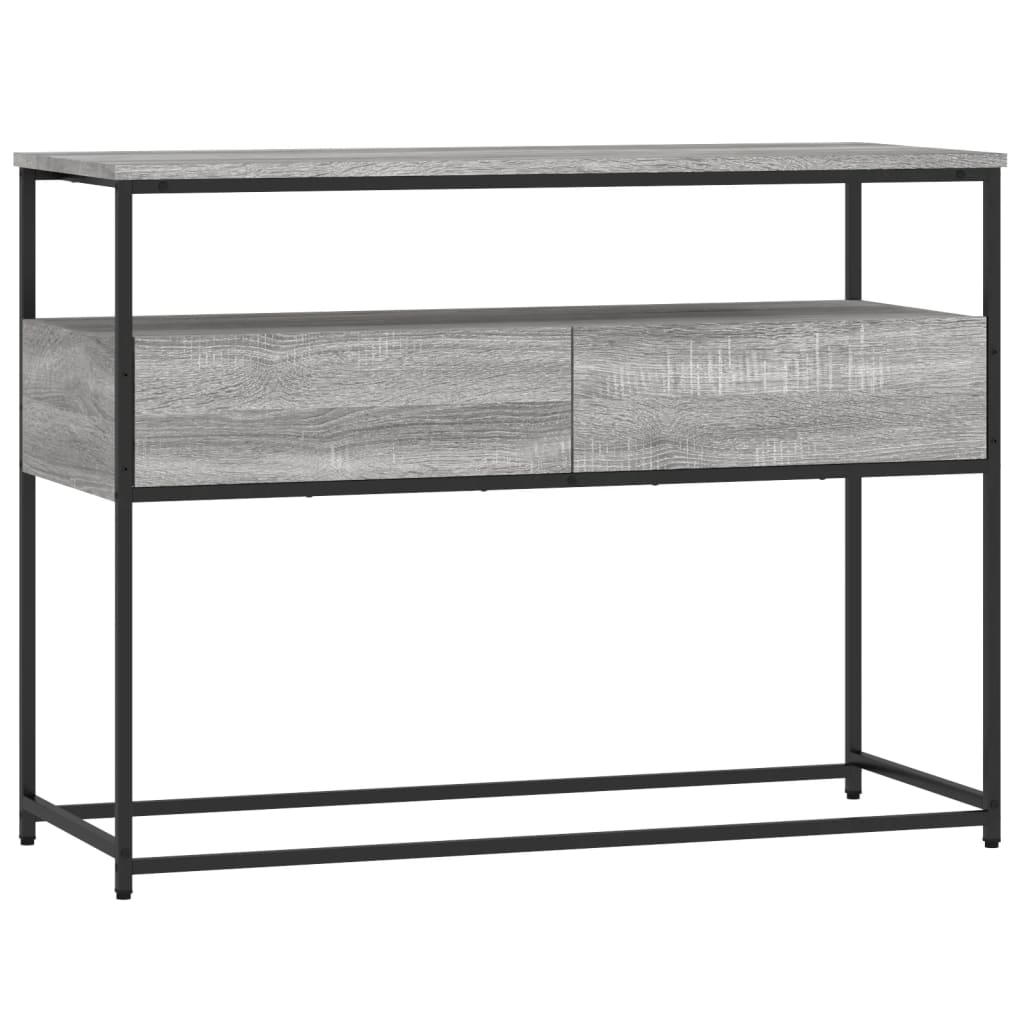 Konsollbord Grå Sonoma 100X40X75 Cm Konstruert Tre