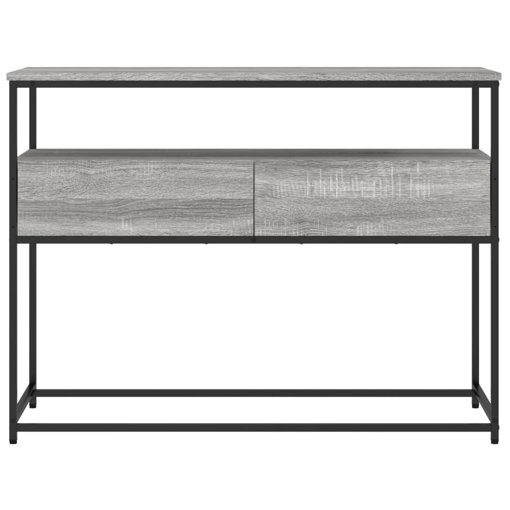 Konsollbord Grå Sonoma 100X40X75 Cm Konstruert Tre