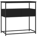 Konsollbord Svart 75X40X75 Cm Konstruert Tre