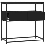 Konsollbord Svart 75X40X75 Cm Konstruert Tre