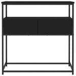 Konsollbord Svart 75X40X75 Cm Konstruert Tre