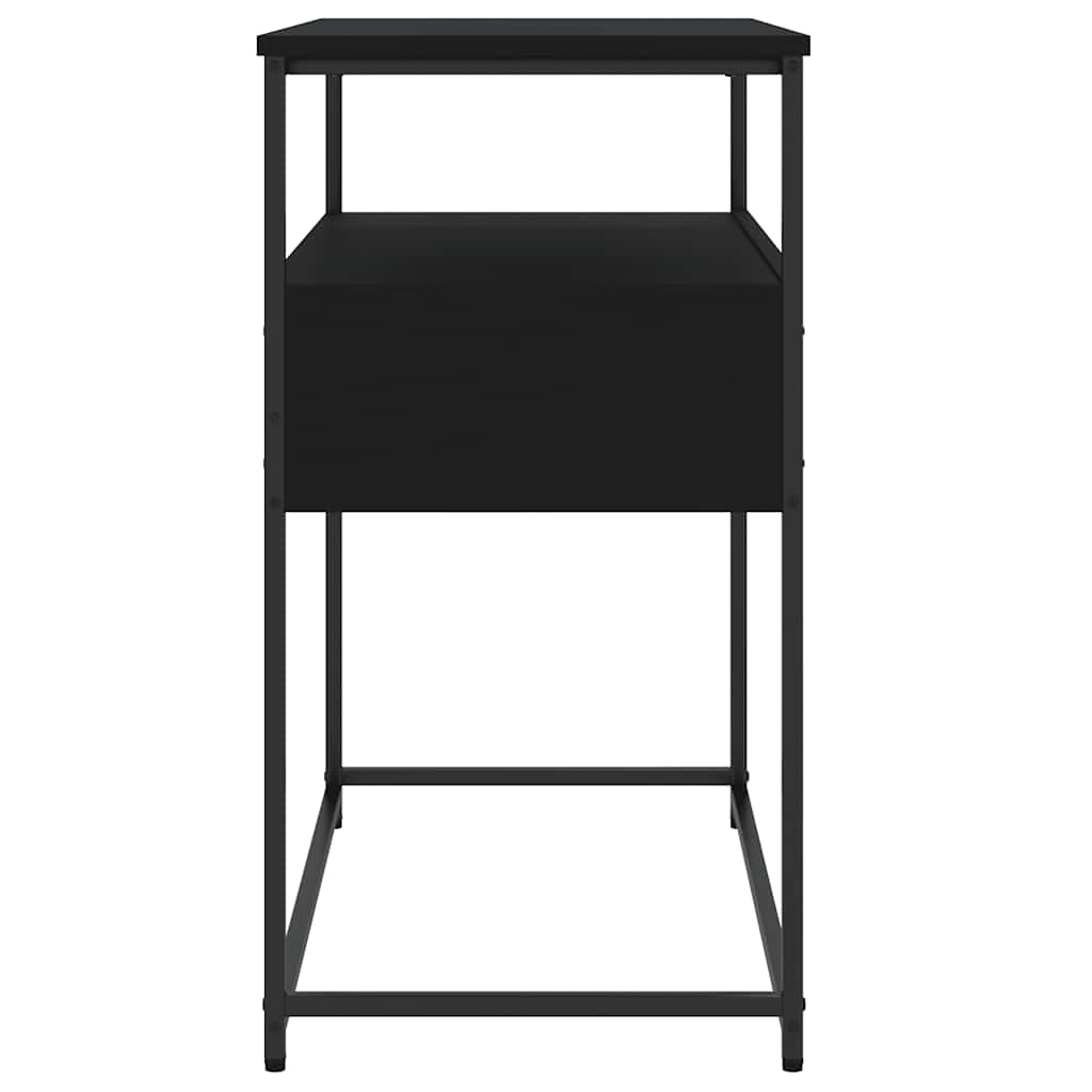 Konsollbord Svart 75X40X75 Cm Konstruert Tre