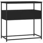 Konsollbord Svart 75X40X75 Cm Konstruert Tre