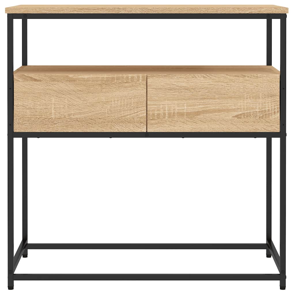 Konsollbord Sonoma Eik 75X40X75 Cm Konstruert Tre