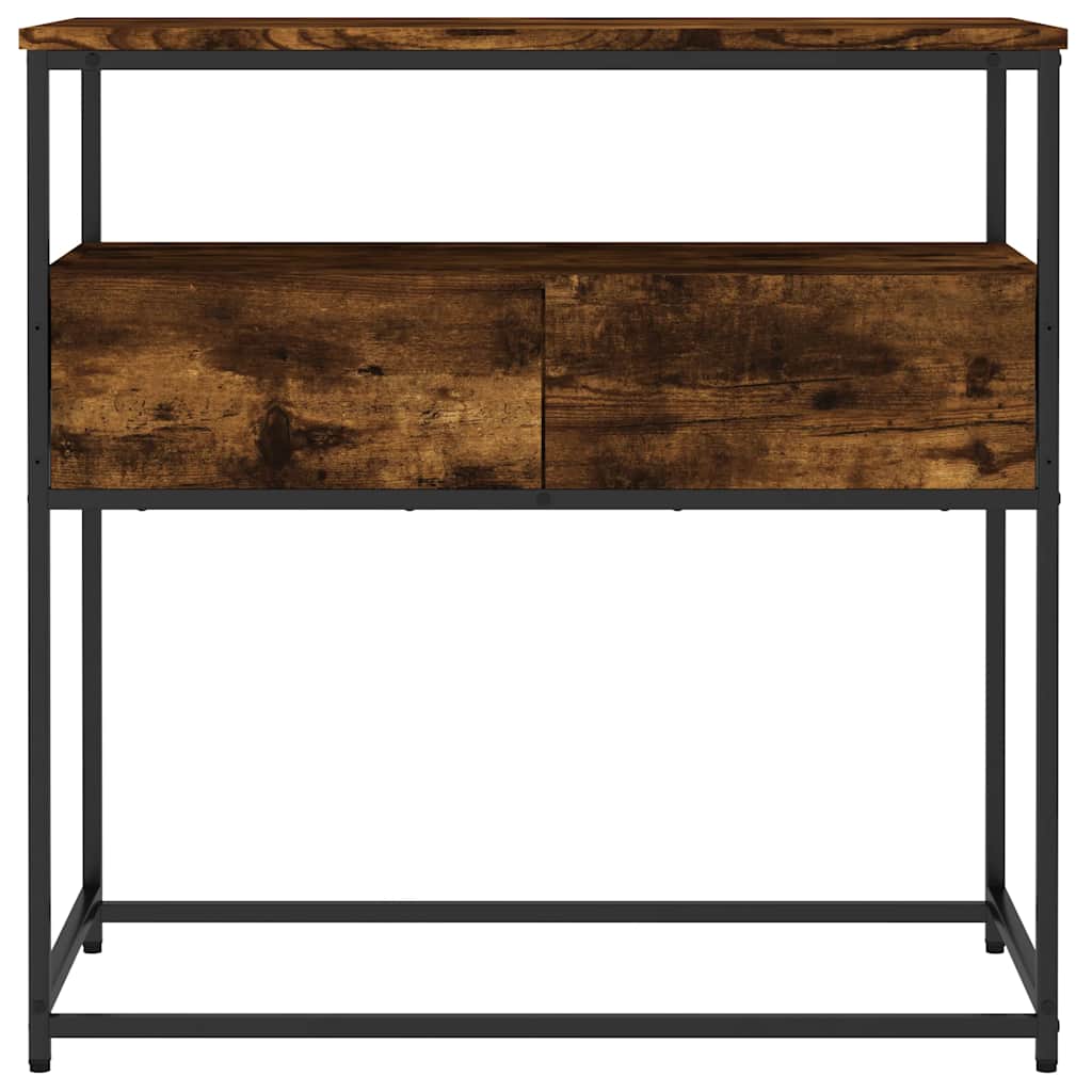 Konsollbord Røkt Eik 75X40X75 Cm Konstruert Tre