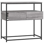 Konsollbord Grå Sonoma 75X40X75 Cm Konstruert Tre