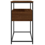 Konsollbord Brun Eik 75X40X75 Cm Konstruert Tre