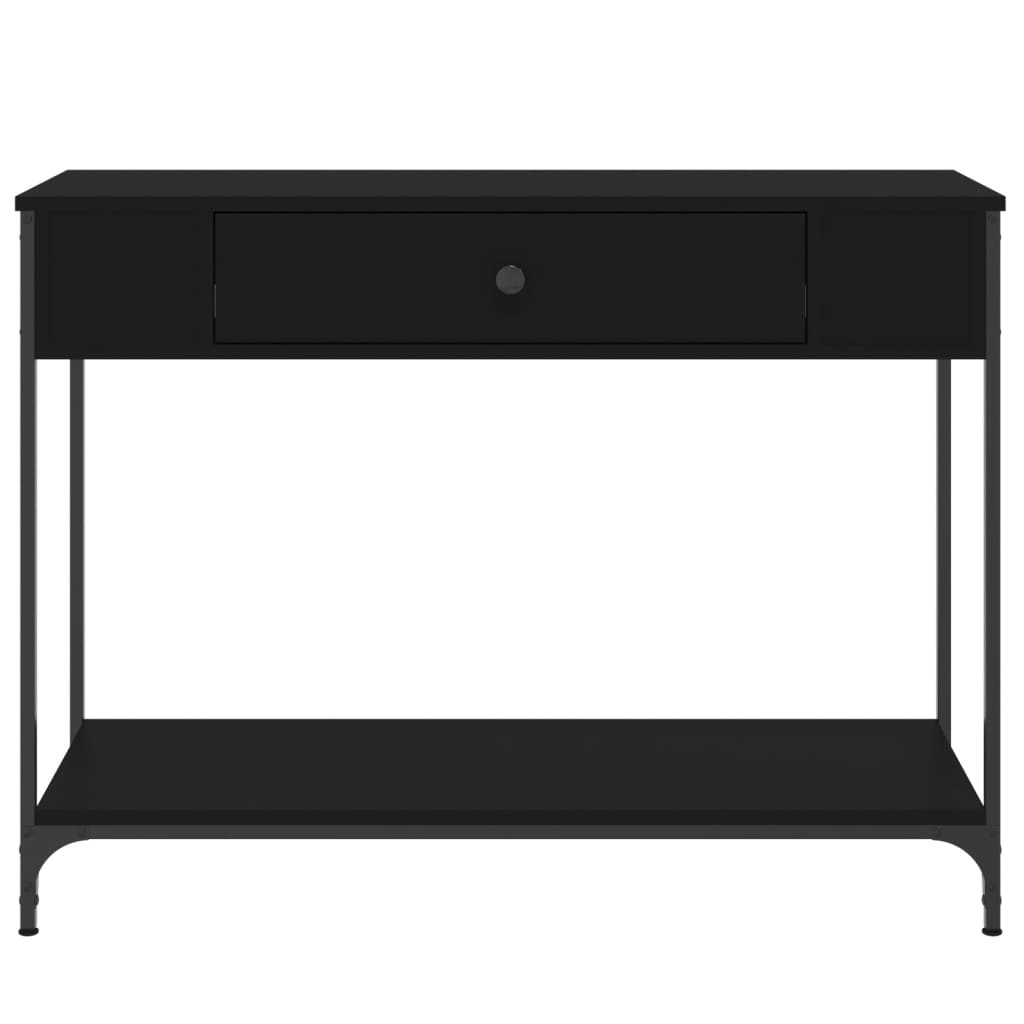 Konsollbord Svart 100X34,5X75 Cm Konstruert Tre
