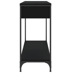 Konsollbord Svart 100X34,5X75 Cm Konstruert Tre