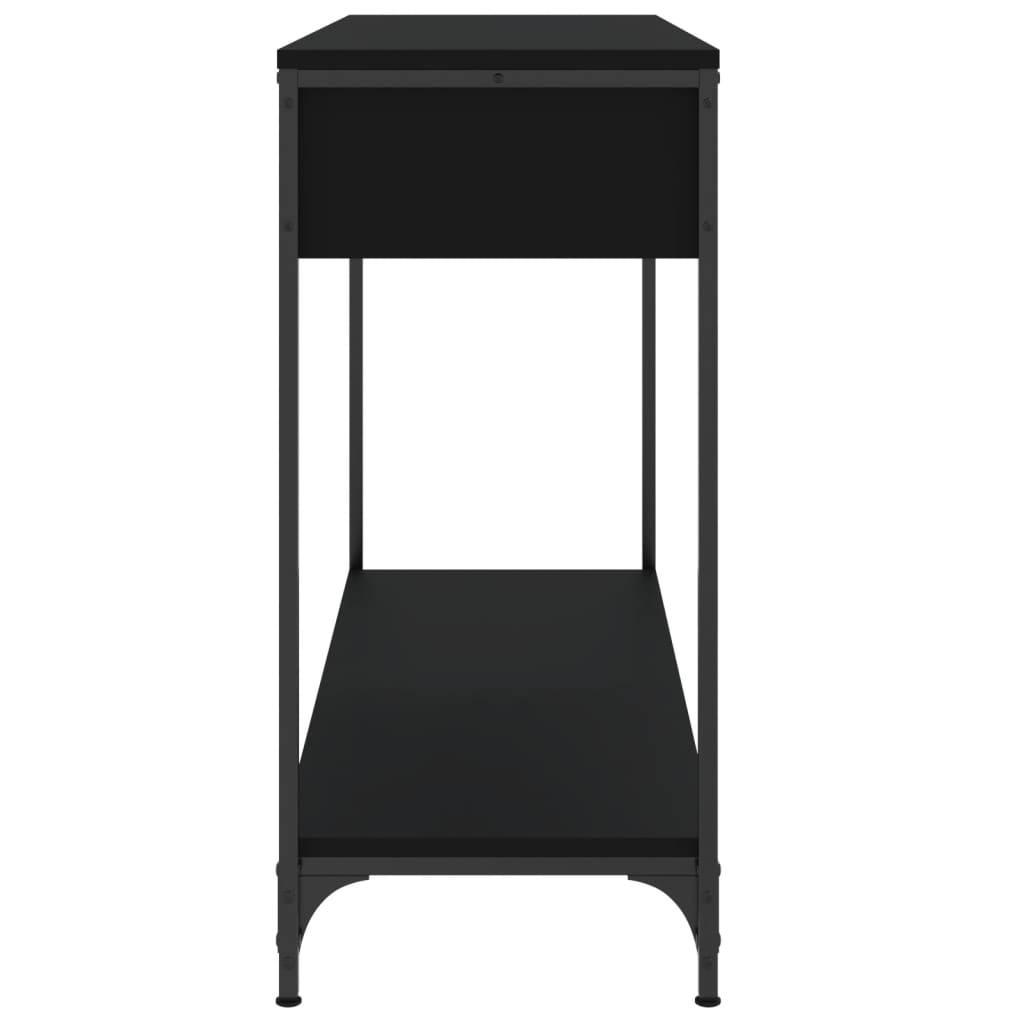 Konsollbord Svart 100X34,5X75 Cm Konstruert Tre
