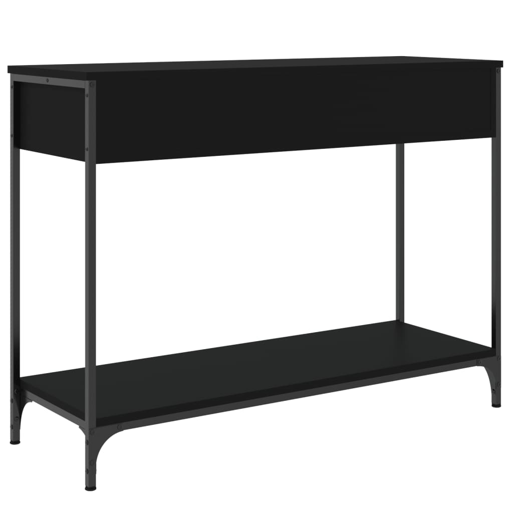 Konsollbord Svart 100X34,5X75 Cm Konstruert Tre