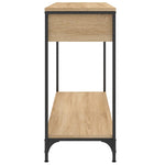 Konsollbord Sonoma Eik 100X34,5X75 Cm Konstruert Tre