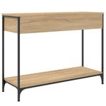 Konsollbord Sonoma Eik 100X34,5X75 Cm Konstruert Tre