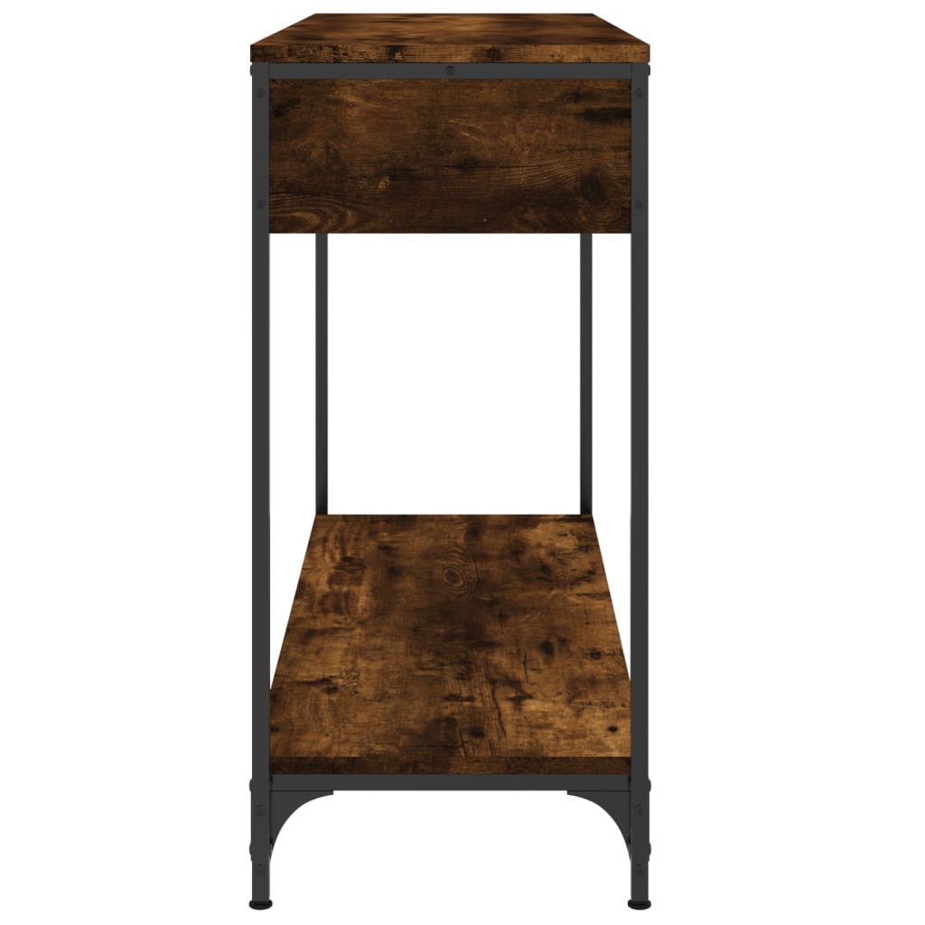 Konsollbord Sonoma Eik 100X34,5X75 Cm Konstruert Tre